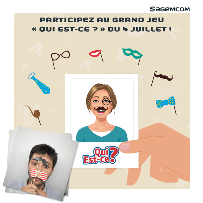 Sagemecom utilise la Photocabine pour créer un jeu "Qui est-ce ?"