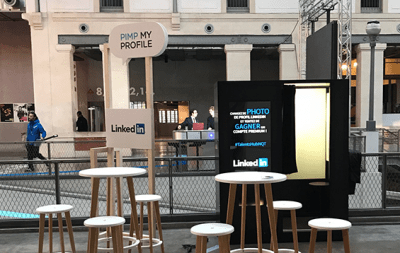 Photocabine - cabine - photo de profil Linkedin