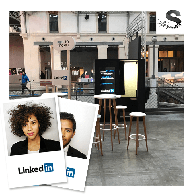 Photocabine - cabine - photo de profil Linkedin