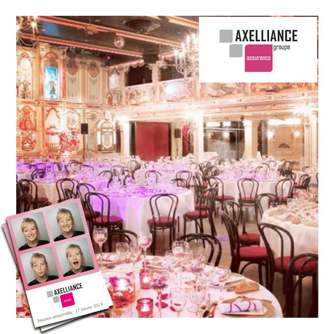 Photocabine - Cabine - Soirée Axelliance chez Paul Bocuse