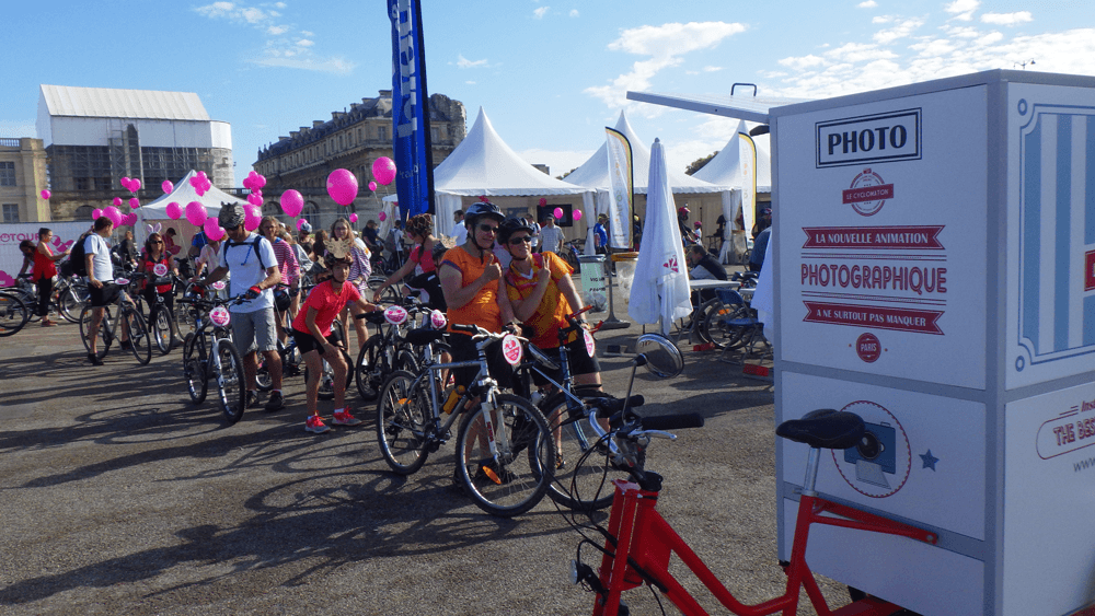 Photocabine - cyclo - Velotour SNCF