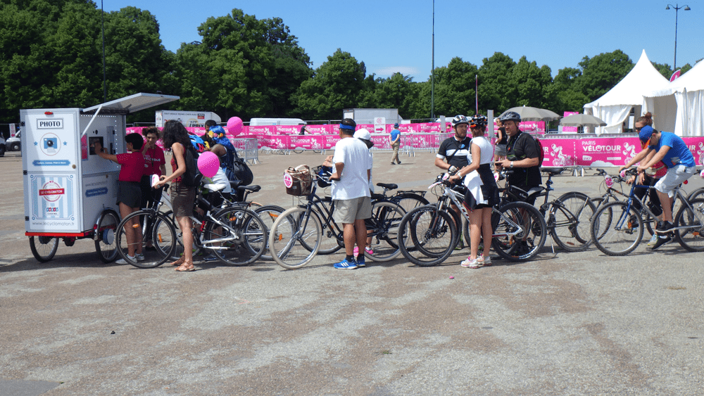 Photocabine - cyclo - Velotour SNCF