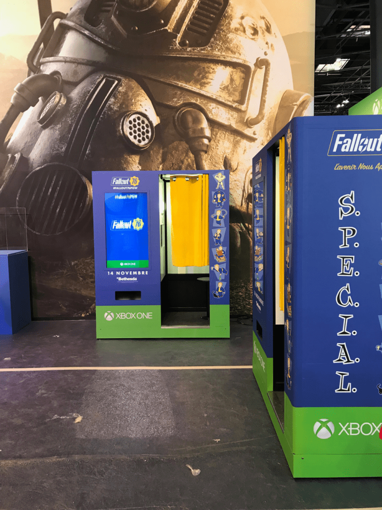 Photocabine - cabine- Paris Games Week - Fallout - Bethesda