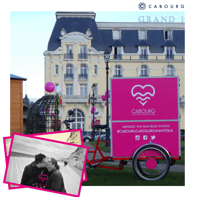 Photocabine - cyclo - Saint-Valentin à Cabourg