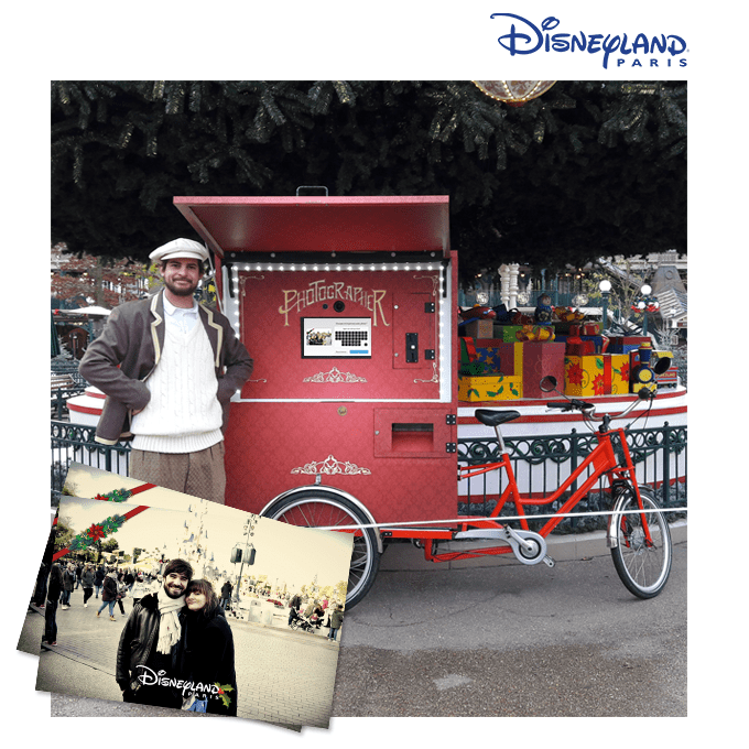 Photocabine - cyclo - Journée Presse et VIP à Disneyland Paris