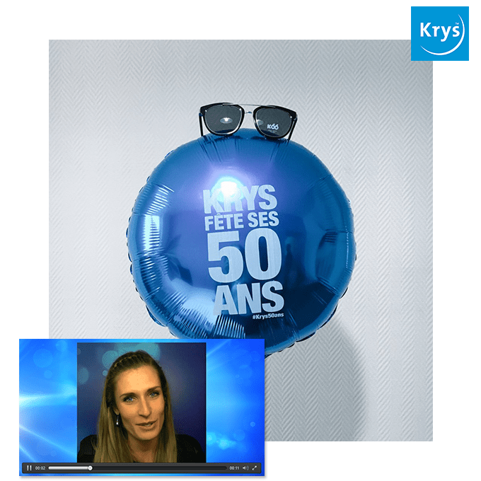 Photocabine - cabine video - 50 ans de Krys Group