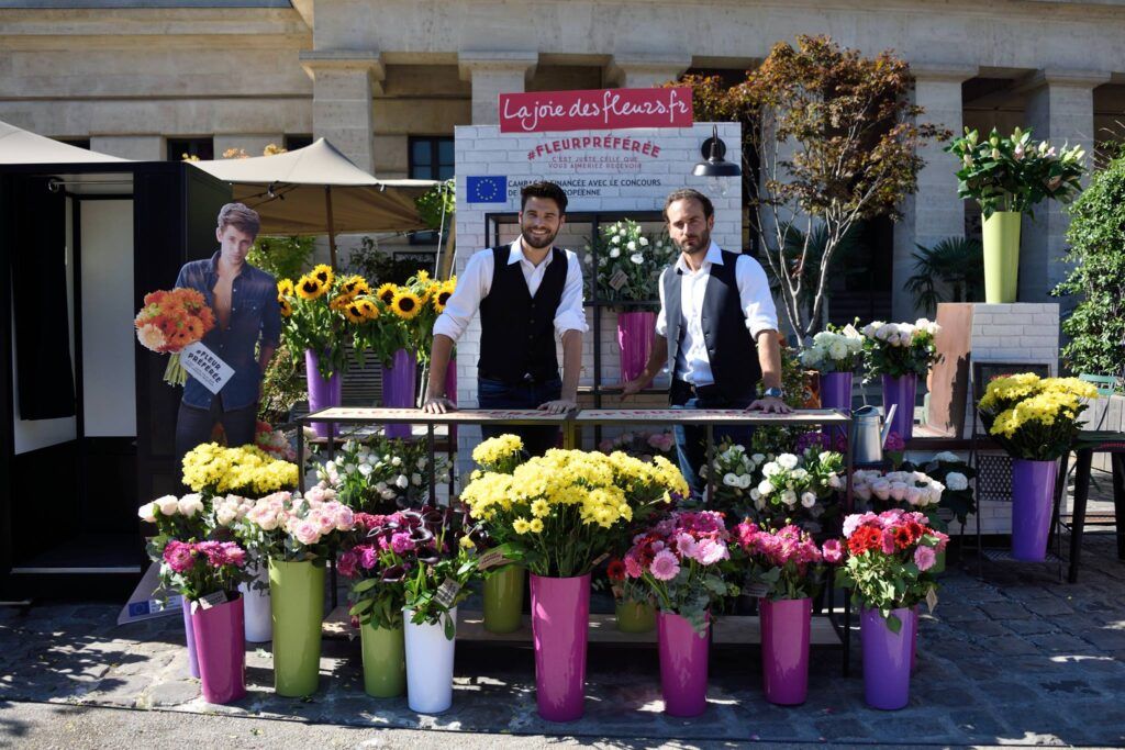 Photocabine - cabine video - sondage La Joie des Fleurs