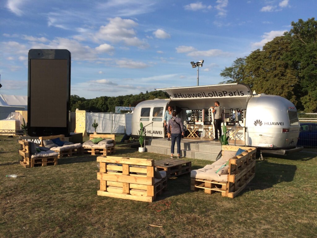 Photocabine - cabine - Société Générale au Lolapalooza