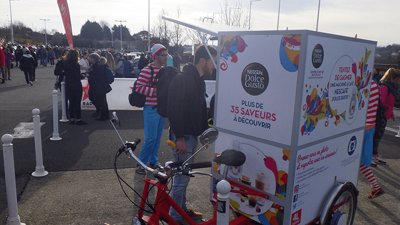 Photocabine - cyclo - Nescafe Dolce Gusto au  4L Trophy