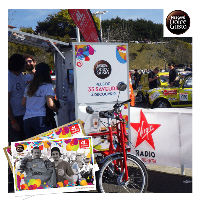 Photocabine - cyclo - Nescafe Dolce Gusto au 4L Trophy