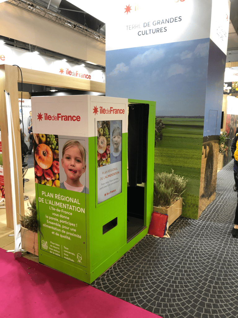 Photocabine - Cabine - Salon de l'Agriculture - Region Ile de France