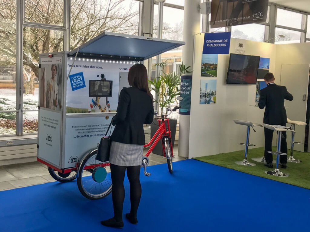 Location triporteur photo et photobooth pour salons et évènements professionnels